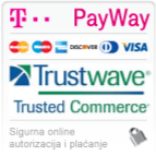 Sigurno plaćanje karticama putem HT PayWay — Mastercard, Visa, Discover, Diners, Trustwave Trusted Commerce